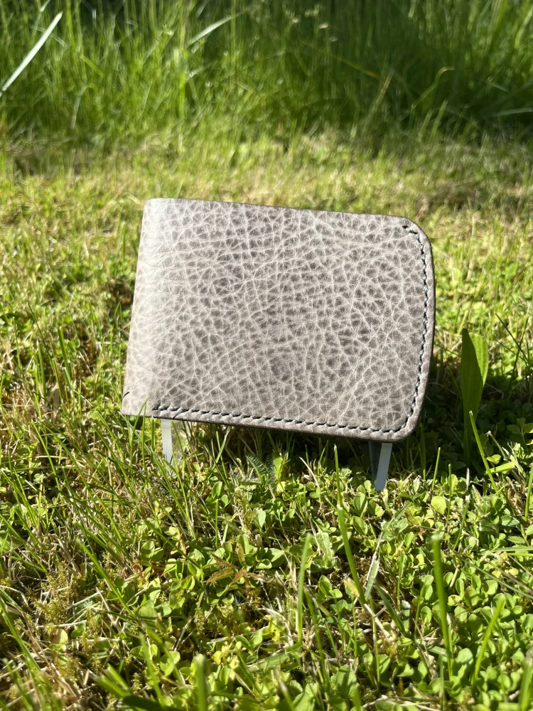 Pánská bifold - šedá