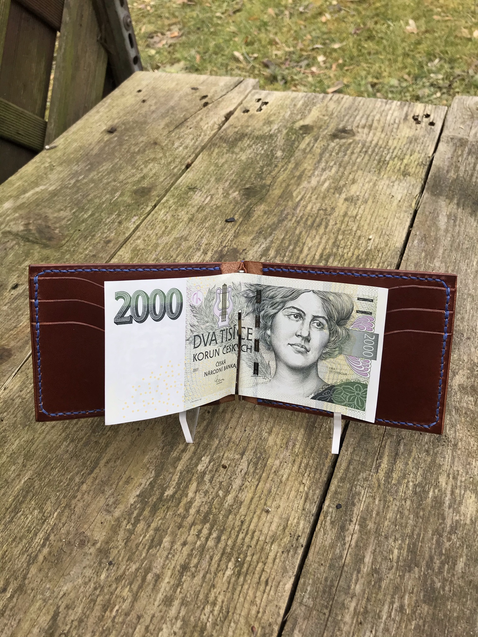 Dolarovka - 6 slotů - tmavě hnědá - č.2
