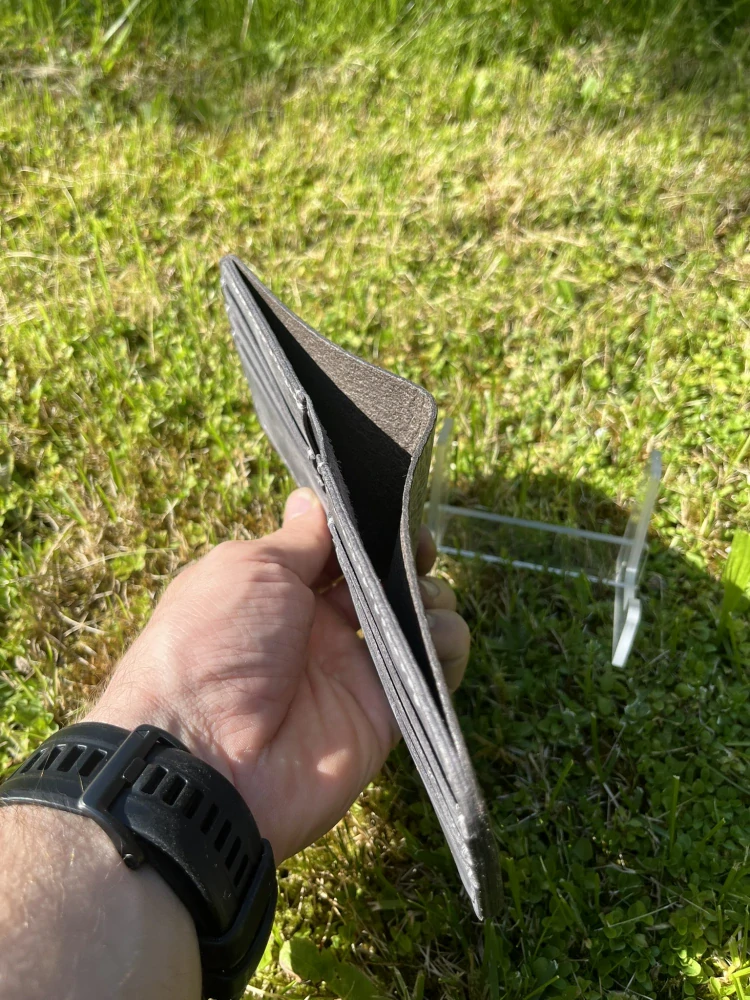 Pánská bifold - šedá